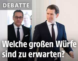 Heinz-Christian Strache und Sebastian Kurz