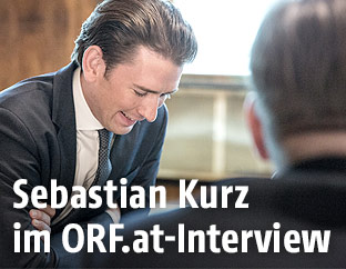 Bundeskanzler Sebastian Kurz im Interview