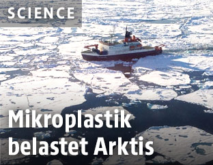 Forschungsschiff in der Arktis