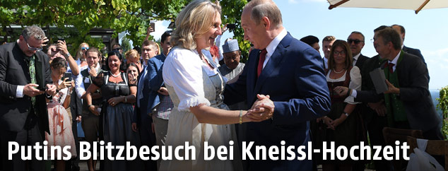 Karin Kneissl und Wladimir Putin