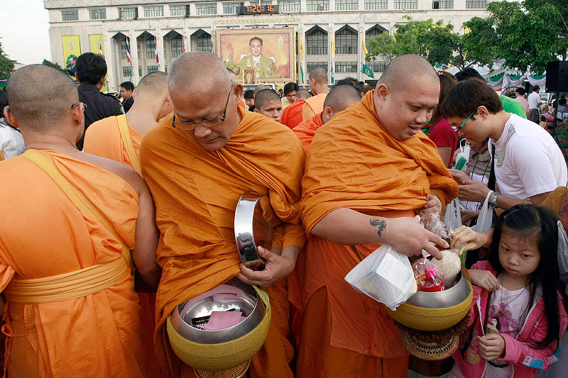 Thailändische Mönche